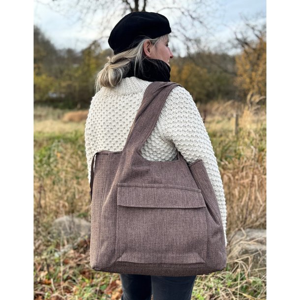 Sille skuldertaske DIY - Brun