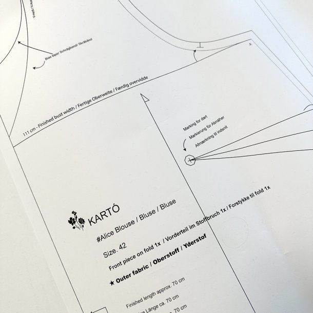 Alice Blouse Sewing Pattern